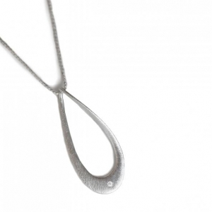 Copenhagen Pendant Diamond Silver