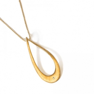 Copenhagen Pendant Diamond Gold