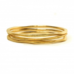 Paris Bangle Trio Gold
